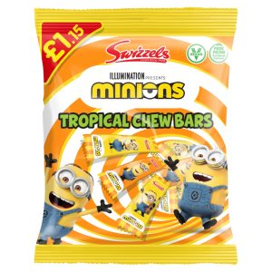 Swizzels Minions Tropical Chew Bars Bag 120 g