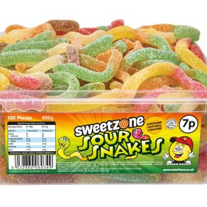 Sweetzone Sour Snakes 800 g
