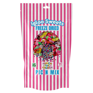 Igloo Pink Pic N Mix Freeze Dried Sweets Pouch 90 g