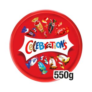 Celebrations Milk Chocolate & Biscuit Bars Sharing Tub 550 g