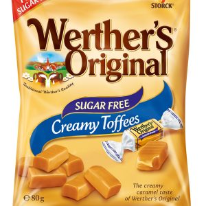 Werther'S Original Sugar Free Creamy Toffees 80 g