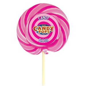 Candy Pops Large Candy Floss Wheel Lollies 75 g