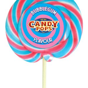 Candy Pops Traditional Bubblegum Wheel Lollipops 75 g