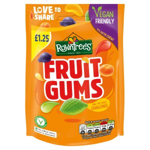 Rowntree'S Fruit Gums Vegan Friendly Sweets Bag 120 g