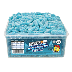 Sweetzone Fizzy Blue Raspberry Bottles 805 g