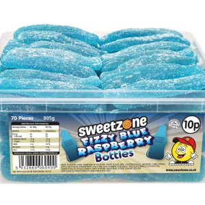 Sweetzone Giant Fizzy Blue Raspberry Bottles 805 g