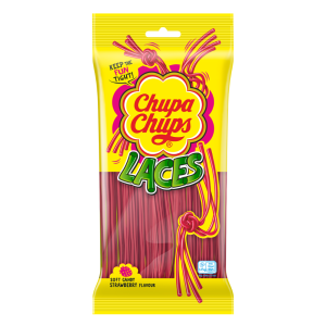 Chupa Chups Strawberry Laces Pack 90 g