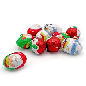 Christmas Foiled Chocolate Flavoured Shapes 3 kg