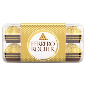 Ferrero Rocher Milk Chocolate Hazelnut Pralines Gift Box Of Chocolates 16 biter 200 g