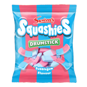 Swizzels Drumstick Squashies Bubblegum Flavour Bag 120 g