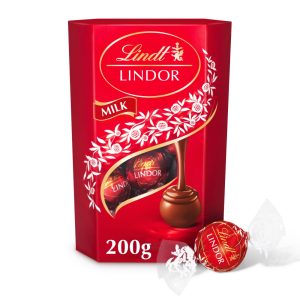 Lindt Lindor Milk Chocolate Truffles Box 200 g