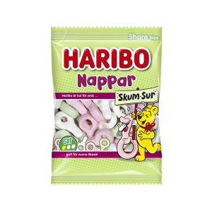 Haribo Nappar Skum Sure 120 g