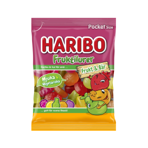 Haribo Fruktilurer Frukt & Bær 80 g