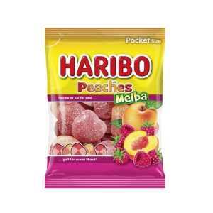 Haribo Peaches Raspberry 80 g