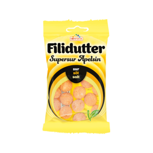 Filidutter Supersur Appelsin 65 g