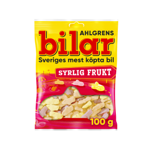 Ahlgrens Biler Syrlig Frukt 100 g