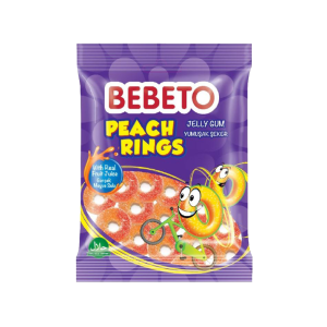 Bebeto Peach Rings 80 g