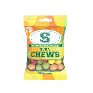 S-Märke Chews - Sure Fruktkuler 70 g