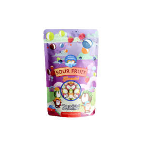 Freeze-Dried Candy Sour Fruit Kastanjer 75G