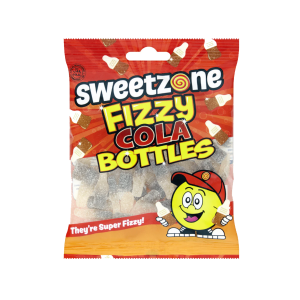 Sweetzone Fizzy Cola Bottles Bag 90 g