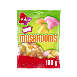 Malaco Sour Mushrooms 100 g