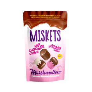 Miskets Milk Chocolate Covered Marshmallow 80 g