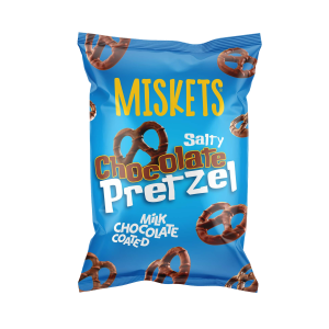 Miskets Milk Chocolate Covered Salty Pretzel 50 g