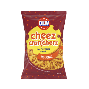 Olw Cheez Crunch Hot 225 g