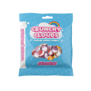 Crunchy Clouds Rainbow Crunch Desserts Freeze Dried Sweets Bag 50 g