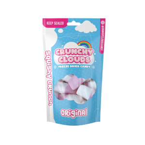 Crunchy Clouds Squishy Crunch Original Freeze Dried Sweets Pouch 50 g