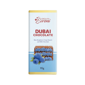 Eureni Dubai Chocolate Blue Rasberry Crispy 95 g
